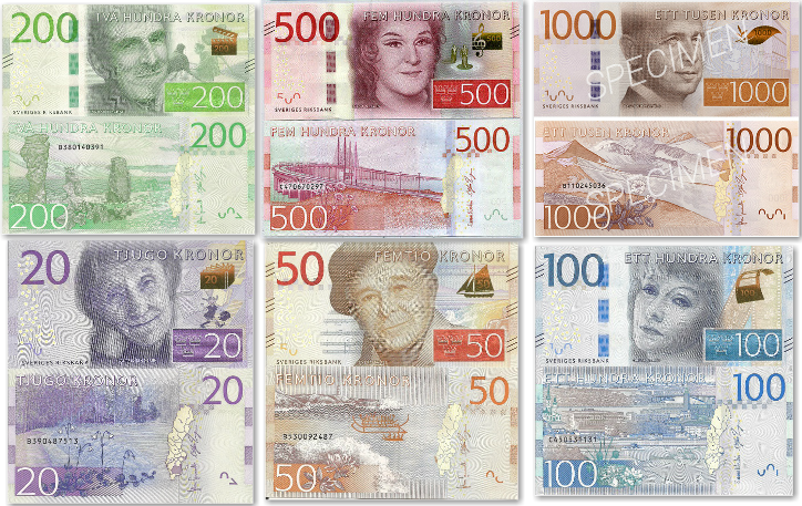瑞典克朗纸币