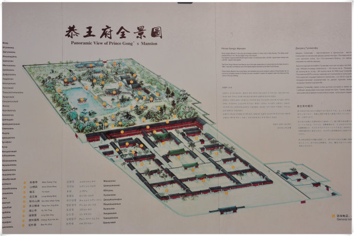 恭王府全景图