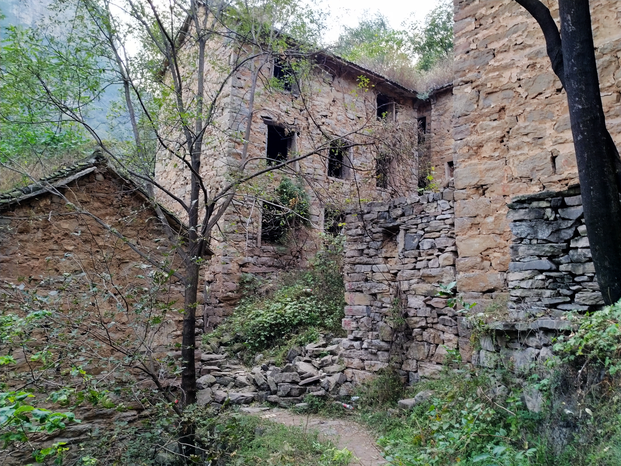 双底--红豆杉大峡谷--马武寨--抱犊村-锡崖沟-封门村
