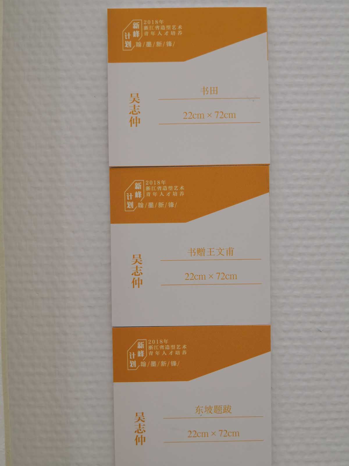 【连载】2018浙江"新峰计划”创作成果展作品欣赏（7）