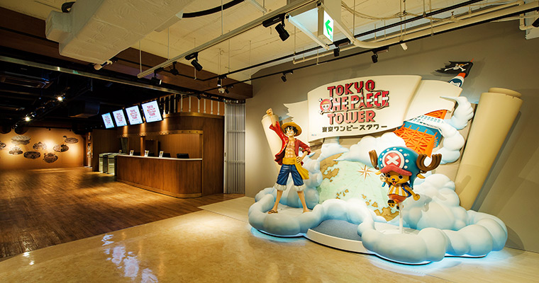 二次元动漫世界 东京池袋J-WORLD TOKYO+东京铁塔海贼王主题乐园(电子票)