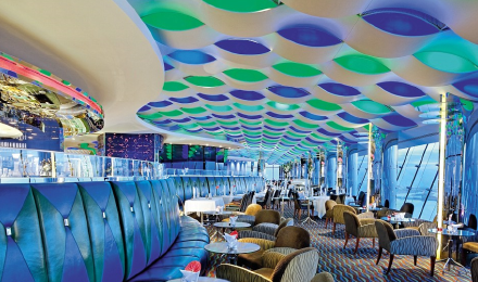 迪拜七星级帆船酒店Al Muntaha巅峰餐厅