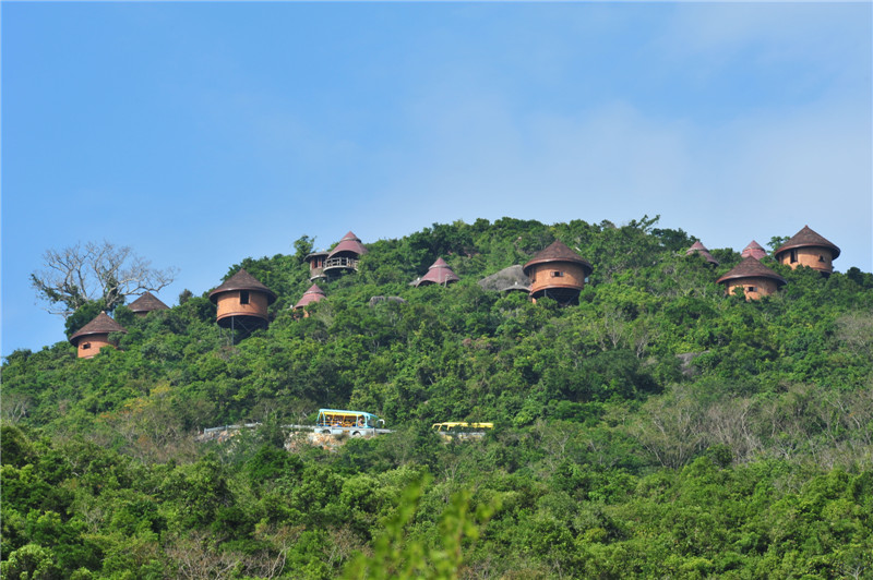 年末大促·三亚亚龙湾森林公园鸟巢度假村住宿1晚(泰式烧烤大拼盘