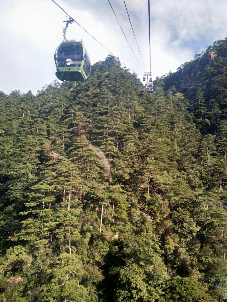 为了深度游,云谷寺缆车上山(22p) 白鹅岭下观美景,石笋矼旁看奇石(16p