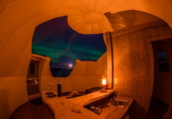 全球限量十个星球小屋,躺着把极光看完!-遇见旅行