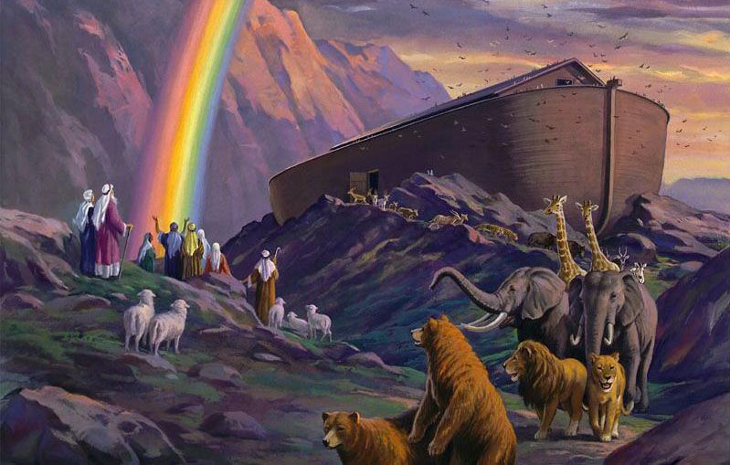 圣经彩虹之约图片图片